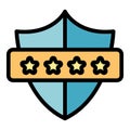 Screen verification icon vector flat