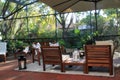 Screened-in patio in Florida