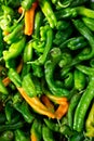 Screensaver with green chilli capsicum