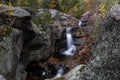 Screw auger falls maine Royalty Free Stock Photo