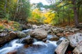 Screw Augur Falls near Newry Maine, USA Royalty Free Stock Photo