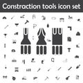 Screw driver bit set icon. Constraction tools icons universal set for web and mobile