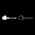 Screw driver in hand tool in use Arm with screwdriver for unscrewing icon white color vector illustration flat style image set