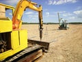 Pile Driving Machine Royalty Free Stock Photo