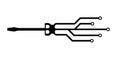 Screwdriver changeover to circuit