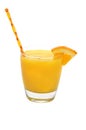 Screwdriver Drink, Orange Wedge, Swizzle Stick Royalty Free Stock Photo