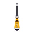 Screwdriver Hand Tool for Repair and Construction Vector Illustration Royalty Free Stock Photo
