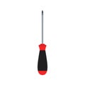 Screwdriver head vector tool driver illustration flat hand icon Royalty Free Stock Photo