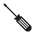 Screwdriver icon isoleted, a maintenance tool