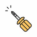 Screwdriver icon Royalty Free Stock Photo
