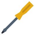 Screwdriver icon. Repair tool symbol. Handyman equipment Royalty Free Stock Photo