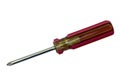 Screwdriver isolated on a white background with clipping paths