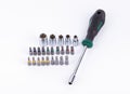 Screwdriver isolated on White Background Royalty Free Stock Photo