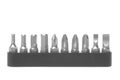 Screwdriver Replacement Bit Set Macro Isolated Royalty Free Stock Photo