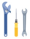 Screwdriver and spanner tool