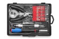 Screwdriver tool set Royalty Free Stock Photo