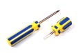 Screwdrivers isolated on white background Royalty Free Stock Photo