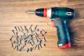 Screws fasteners and electric screwdriver