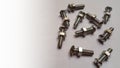 Screws & Nuts image. Screws and Nuts stock image. Royalty Free Stock Photo