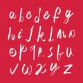 Scribble handwritten font.