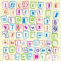 Scribble letters