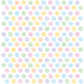 Scribble polka dots background Royalty Free Stock Photo