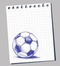 Scribble soccer ball