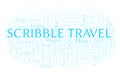 Scribble Travel word cloud.