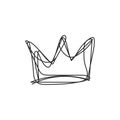 Scrible line art hand draw Royalty Free Stock Photo