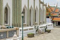 Scripture Hall Phra Mondop  in a Buddhist temple complex Wat Pho in Bangkok Royalty Free Stock Photo