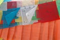 Scripture text on prayer flags