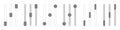 Scroll bars set isolated, scroll bar slider, progress down and up, UI design button icons for interface, interaction technique or