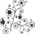 Scroll, cartouche, decor, vector Royalty Free Stock Photo