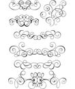 Scroll, cartouche, decor, vector