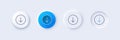 Scroll down button line icon. Scrolling screen sign. Swipe page. Line icons. Vector