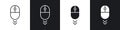 Scroll down computer mouse icon