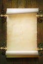 Scroll old paper background Royalty Free Stock Photo