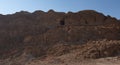 The scrolls cave of Qumran in Israel shot close to the Dead Sea