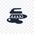 scrub brush transparent icon. scrub brush symbol design from Cleaning collection.