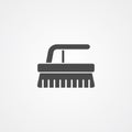 Scrub brush vector icon sign symbol