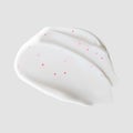 Scrub cream moisturizer smear smudge sample skin care beauty product realistic vector illustration