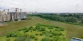 Housing construction at scrubland in Punggol, Singapore Royalty Free Stock Photo