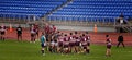 Scrum Rugby Union Club Waitemata vs Waitakere City Royalty Free Stock Photo