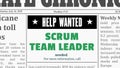 Scrum team leader