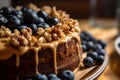 Scrumptious Blueberry & Walnut Cake: Homemade Culinary Delights by Proud Chef