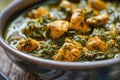 A Scrumptious Bowl Of Indian Chicken Saag Delight
