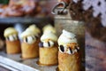 Scrumptious cakes and pastries Royalty Free Stock Photo