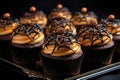 Scrumptious homemade Halloween cupcakes, decked out in festive icing and ready to satisfy your sweet tooth