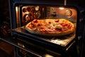 Scrumptious Kitchen oven pizza. Generate Ai
