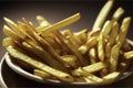 Scrumptious picture of french fries freshly cooked to perfection